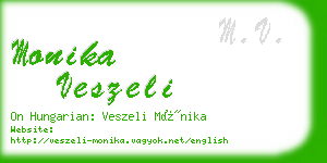 monika veszeli business card